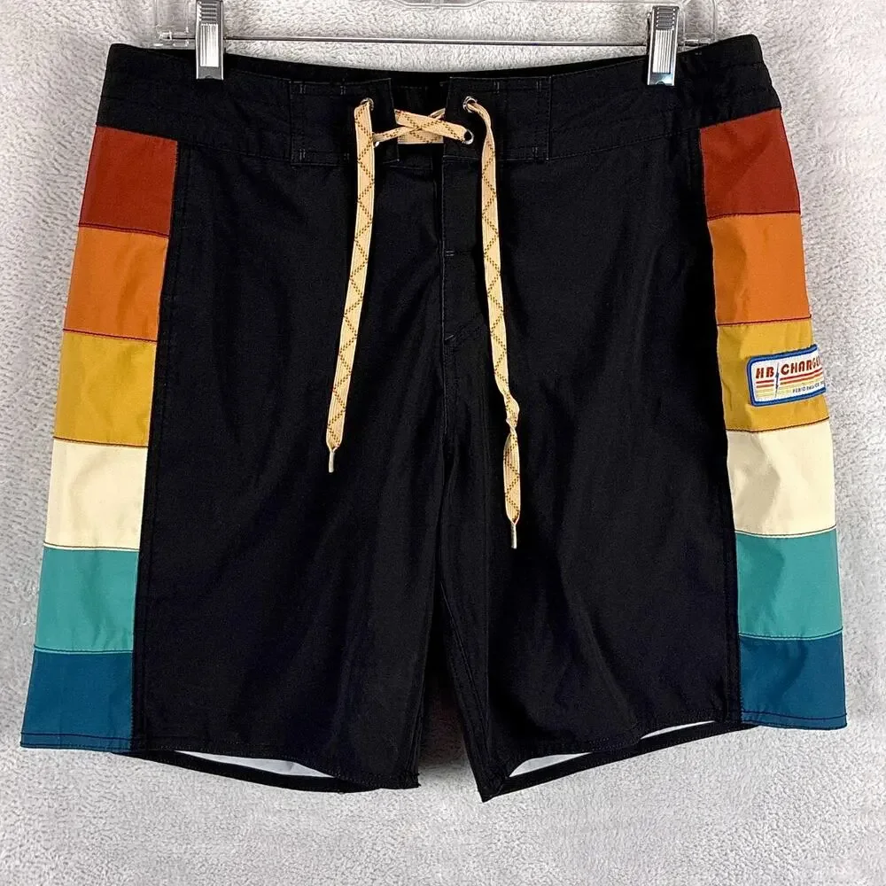 Howler Bros Board Shorts Mens 32 Multicolor Drawstring Preppy Classic Summer Y2K